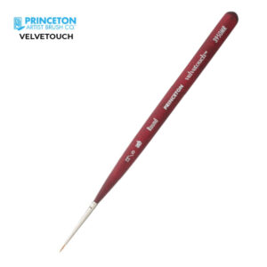 Pennello Serie P3950 Velvetouch Sintetico Tondo, Manico corto N. 0 - Princeton