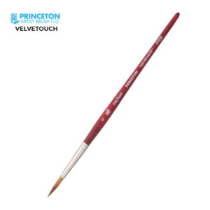 Pennello Serie P3950 Velvetouch Sintetico Tondo, Manico corto N. 1 - Princeton