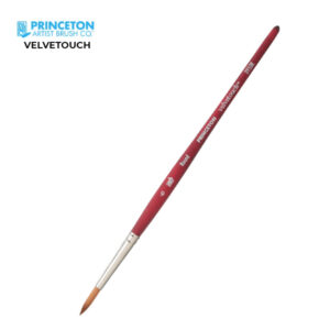 Pennello Serie P3950 Velvetouch Sintetico Tondo, Manico corto N. 10 - Princeton