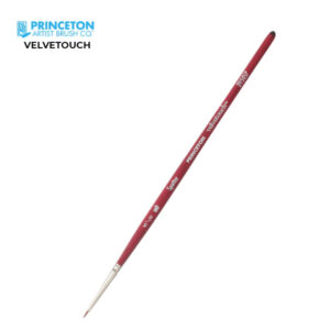 Pennello Serie P3950 Velvetouch Sintetico Liner Extra Corto, Manico corto N. 18/0 - Princeton