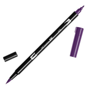 679 - dark plum - Pennarelli Dual Brush Tombow ABT
