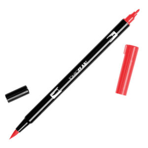 856 - chinese red - Pennarelli Dual Brush Tombow ABT