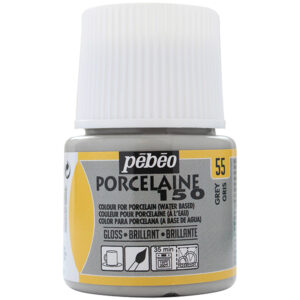 055 - Grigio - 45 ML Porcelaine 150 Brillante Pebeo
