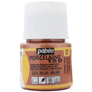 057 - Rame rosa - 45 ML Porcelaine 150 Brillante Pebeo