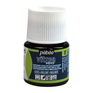 010 - Brillante, Lacca blu 45 ML Vitrea160 Pebeo