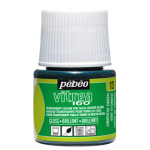 013 - Brillante, Verde d'oriente 45 ML Vitrea160 Pebeo