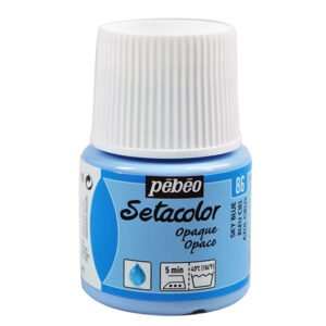 086 - Blu cielo - 45 ML Setacolor Opaco Pebeo