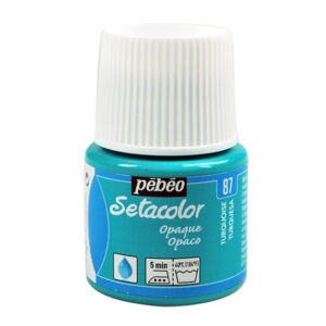 087 - Turchese  - 45 ML Setacolor Opaco Pebeo