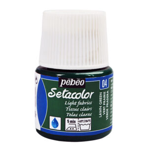 004 - Verde prato - 45 ML Setacolor Tessuti Chiari Pebeo