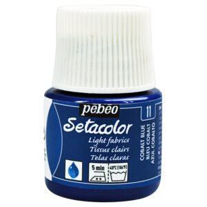 011 - Blu cobalto - 45 ML Setacolor Tessuti Chiari Pebeo