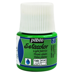 027 - Verde luce - 45 ML Setacolor Tessuti Chiari Pebeo