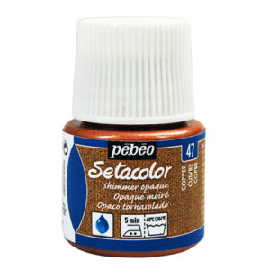 047 - Rame Moiré  - 45 ML Setacolor Opaco Pebeo