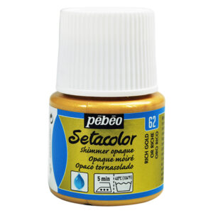 062 - Oro Ricco Moiré - 45 ML Setacolor Opaco Pebeo