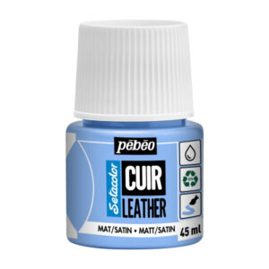 10 - Blu ghiaccio - 45 ML Setacolor Pelle Pebeo