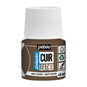 18 - Marrone espresso - 45 ML Setacolor Pelle Pebeo