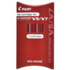 Inchiostro Rosso 3 Cartucce Hi-Tecpoint V5/V7 Pilot