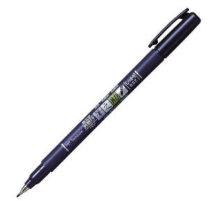 Tombow Marker Fudenosuke punta dura, Nero