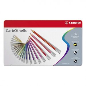 Confezione in Metallo 36 pz. - Matita Gessosa Carbothello Stabilo