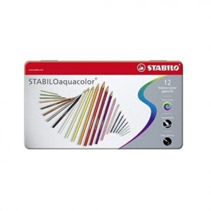 Confezione in Metallo 12 pz. Aquacolor Stabilo