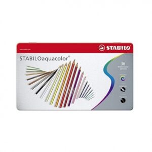 Confezione in Metallo 36 pz. Aquacolor Stabilo