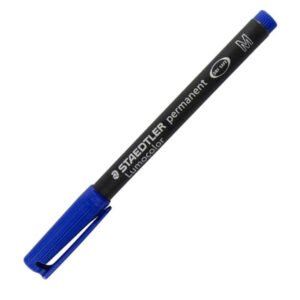 Marker Lumocolor (M) Blu Staedtler