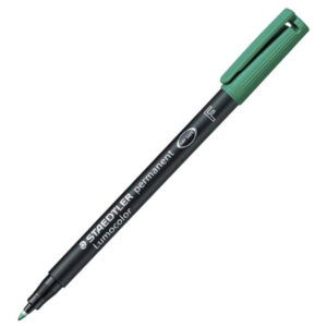 Marker Lumocolor (F) Verde Staedtler