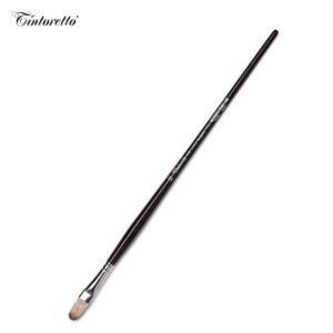 Pennello Serie 428 Pennello a lingua di gatto, sintetico mangusta, manico lungo N. 14 Tintoretto