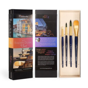 Kit 4 Pennelli Acquerello Serie 7912 | Selezione "Thierry Duval"