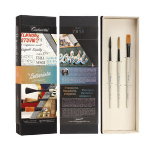 Kit 3 Pennelli Lettering Serie 7918 | Selezione "Il Letterista"