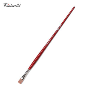 Pennello Serie 999 Piatto, pelo bue extra, manico lungo  N.16 Tintoretto