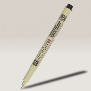 Fineliner Pigma Micron 02 Nero Sakura