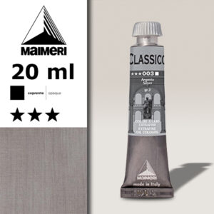 003 - Argento 20 ML Colori Olio Classico Maimeri