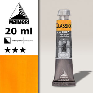 098 - Giallo indiano 20 ML Colori Olio Classico Maimeri