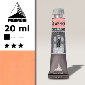 106 - Giallo di Napoli rossastro 20 ML Colori Olio Classico Maimeri