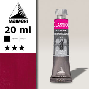 256 - Rosso primario Magenta 20 ML Colori Olio Classico Maimeri