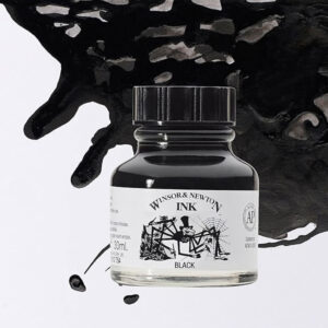 030 - Nero 30 ML Inchiostro di China Winsor e Newton