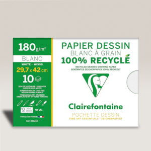 Pochet DESSIN Recyclé Fogli 10 gr 180 cm A3 Clairefontaine