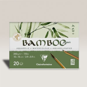 Blocco Multitecnico Paint On Bamboo Fogli 20 gr 250 cm 10 x 15 Clairefontaine
