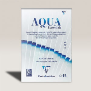 Blocco Aqua Essential Mix 10 x 15 Fogli 12 Clairefontaine
