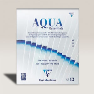 Blocco Aqua Essential Mix 24 x 30 Fogli 12 Clairefontaine