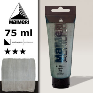 003 - Argento 75 ML Acrilico Maimeri