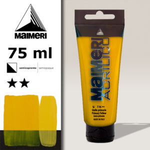 116 - Giallo Primario 75 ML Acrilico Maimeri