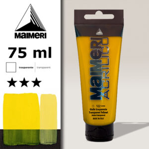 122 - Giallo Trasparente 75 ML Acrilico Maimeri