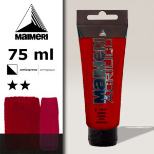 166 - Carminio 75 ML Acrilico Maimeri