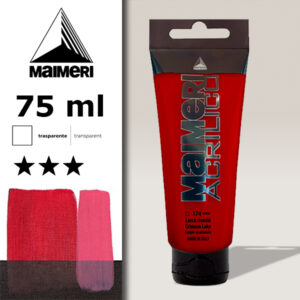 174 - Lacca Cremisi 75 ML Acrilico Maimeri