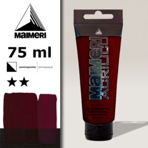 253 - Rosso permanente scuro 75 ML Acrilico Maimeri