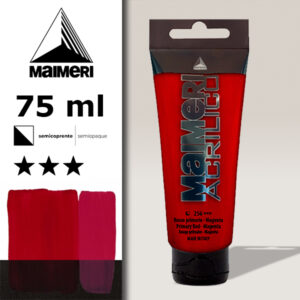 256 - Rosso primario Magenta 75 ML Acrilico Maimeri