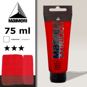257 - Rosso Pyrrolo 75 ML Acrilico Maimeri