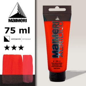 258 - Rosso Quinacridone 75 ML Acrilico Maimeri