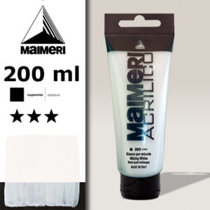 009 - Bianco per Miscele 200 ML Acrilico Maimeri